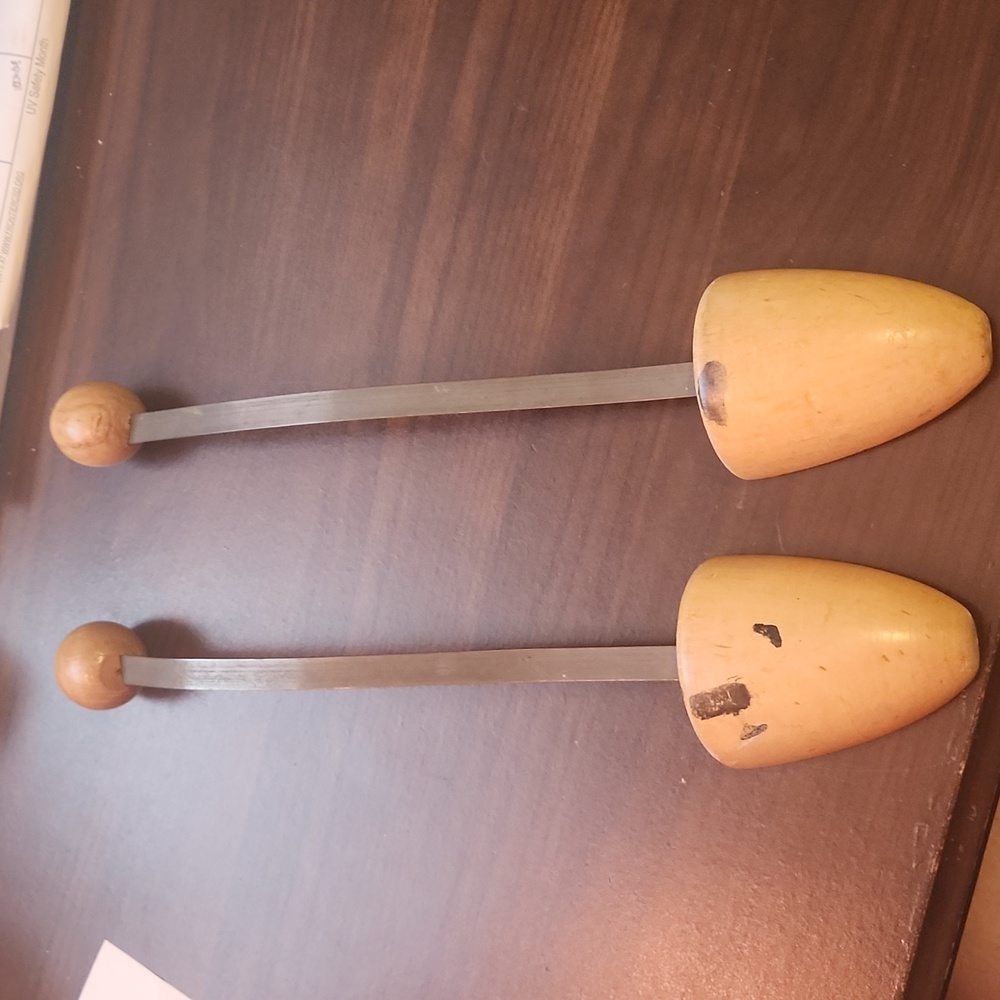 Pair Wood Shoe Shaper Stretchers